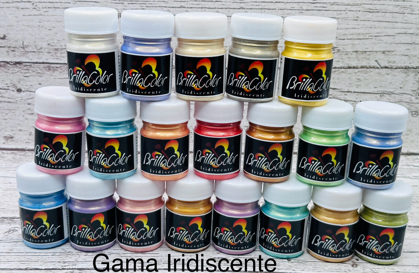 Brillacolor Iridiscente 20 diferentes Colores