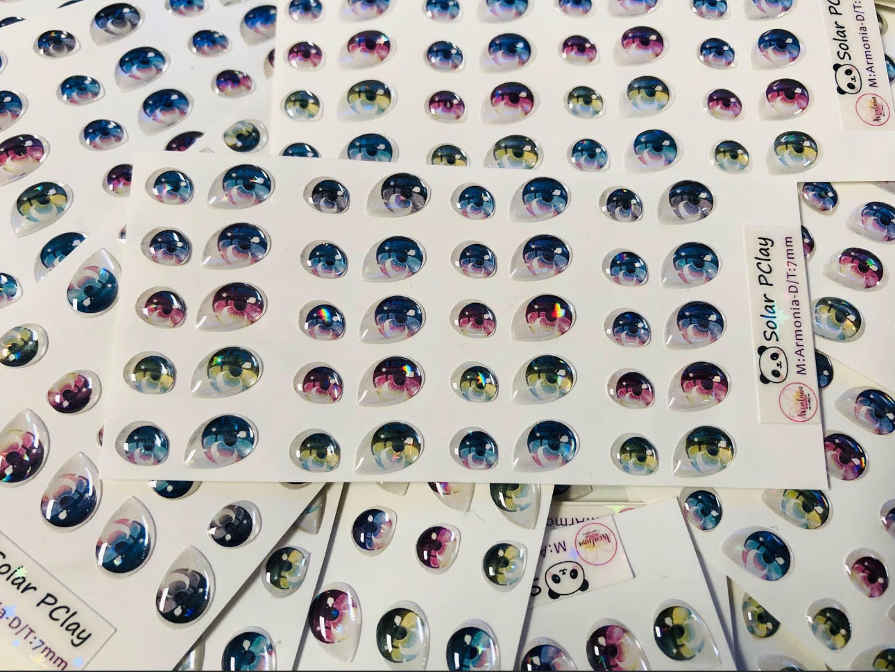 Ojitos Armonía Modelo D 7mm 20 pares