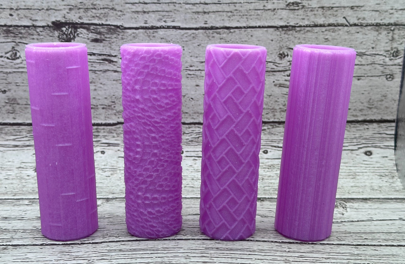 Rollos Texturizadores 10 cm Alto 4 pzas