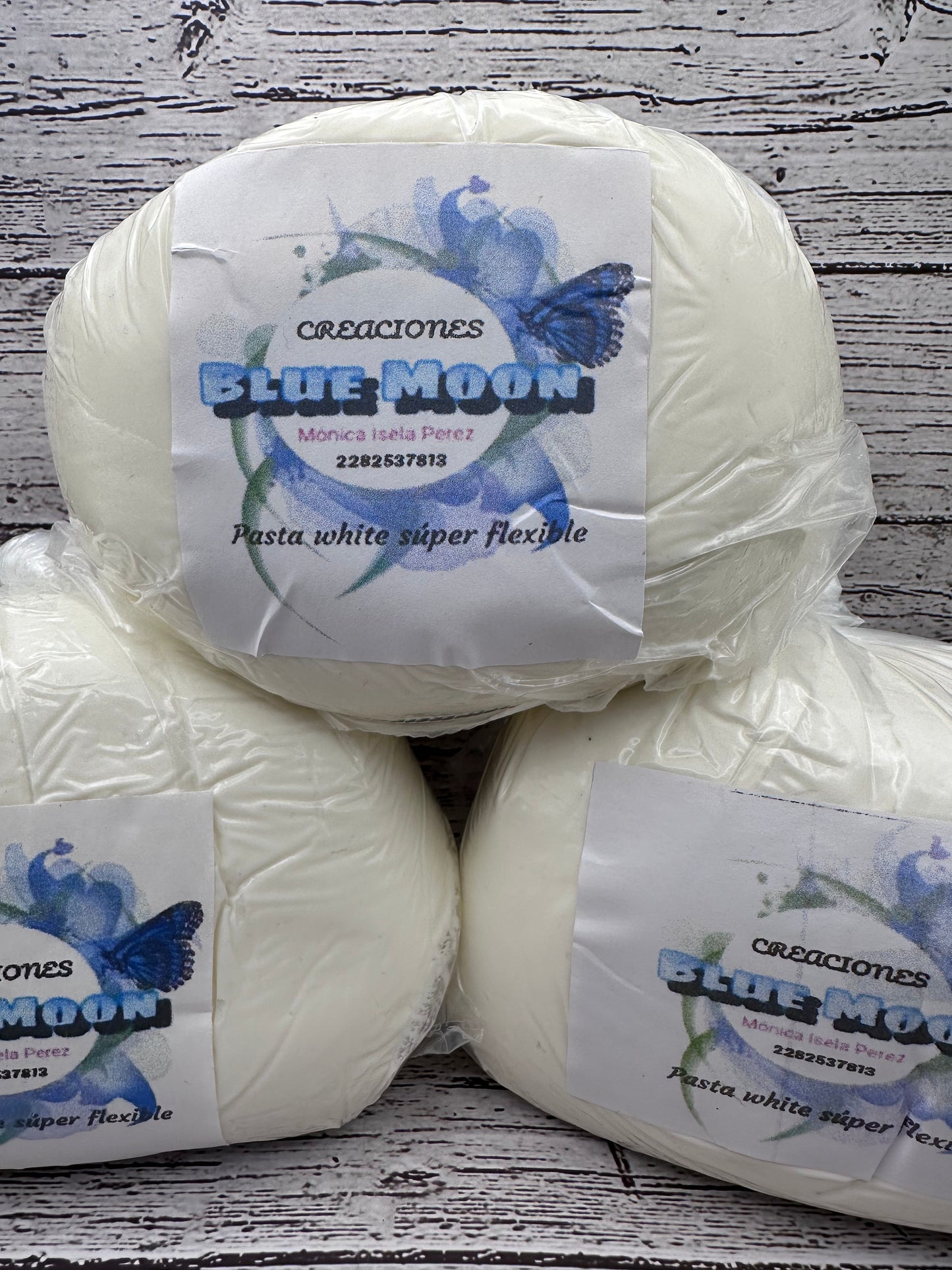 Pasta Flexible Blue Moon Base Blanca 1 kg