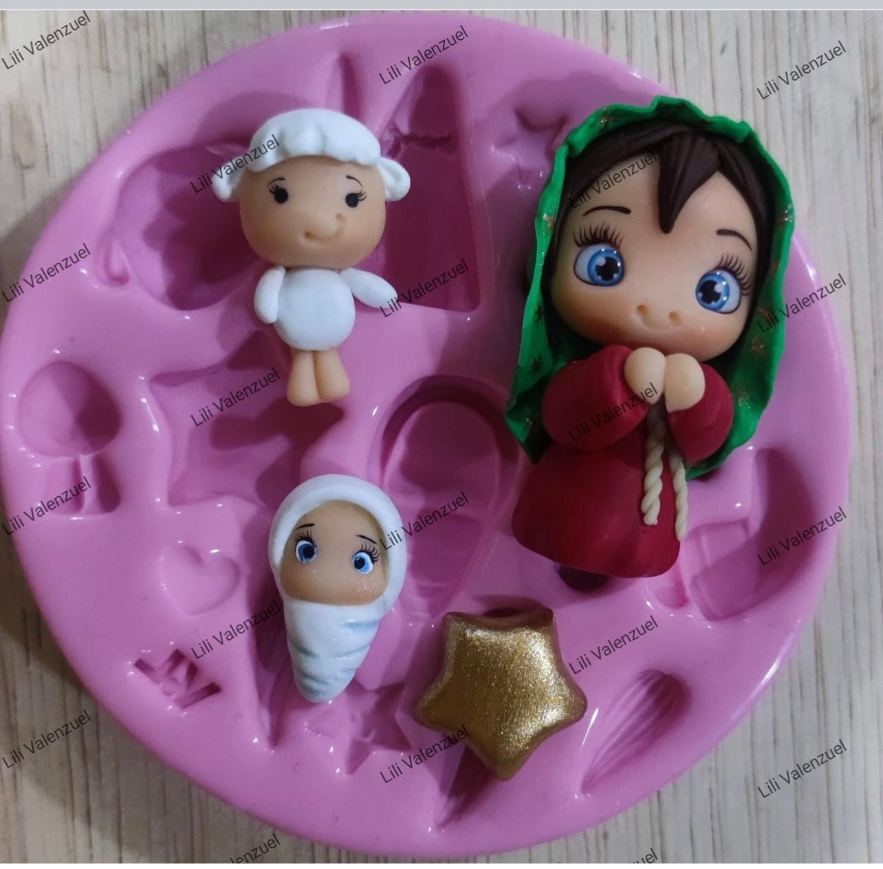 Virgen, Bebe y Ovejas (#8)