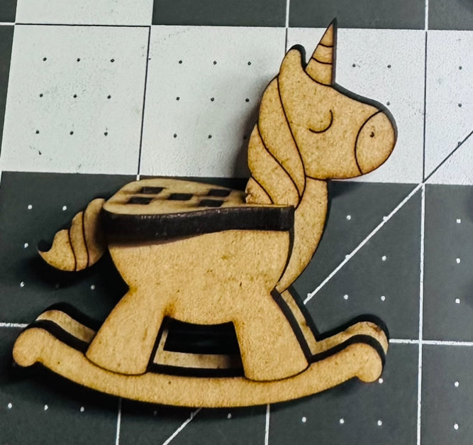 Unicornio 3D MDF Unidad