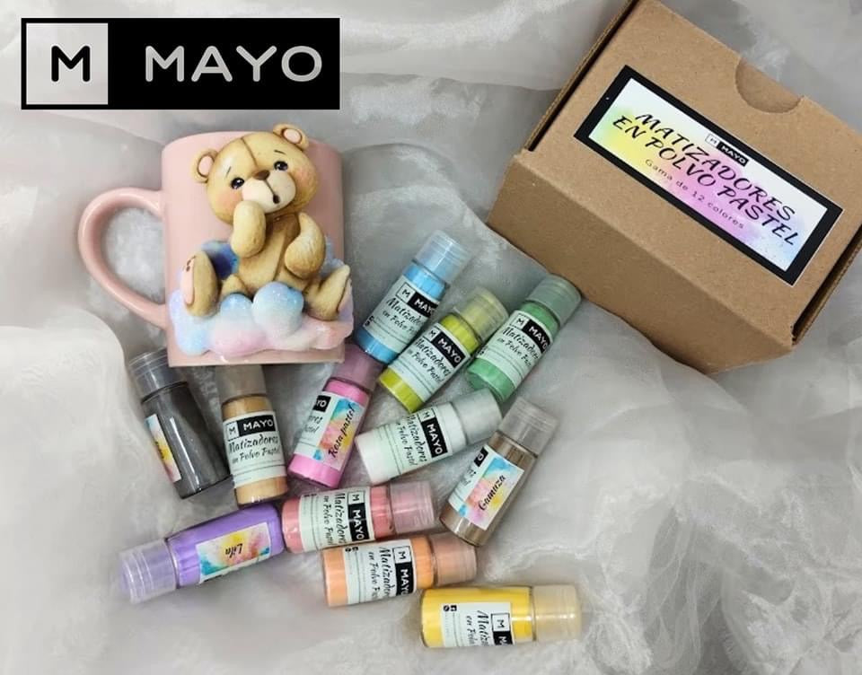 Matizadores en Polvo Mayo Color Pastel 12 ud