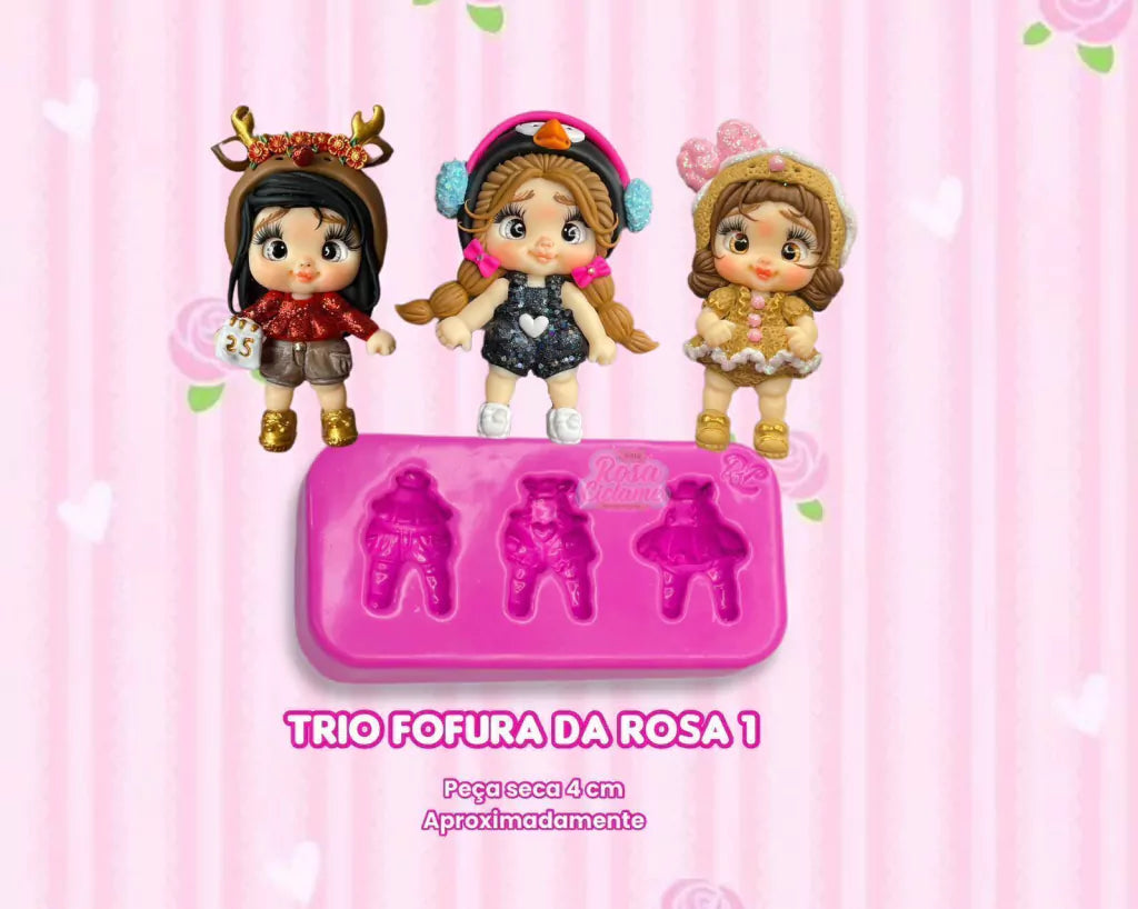 Trio Fofura Da Rosa 1 (RC)