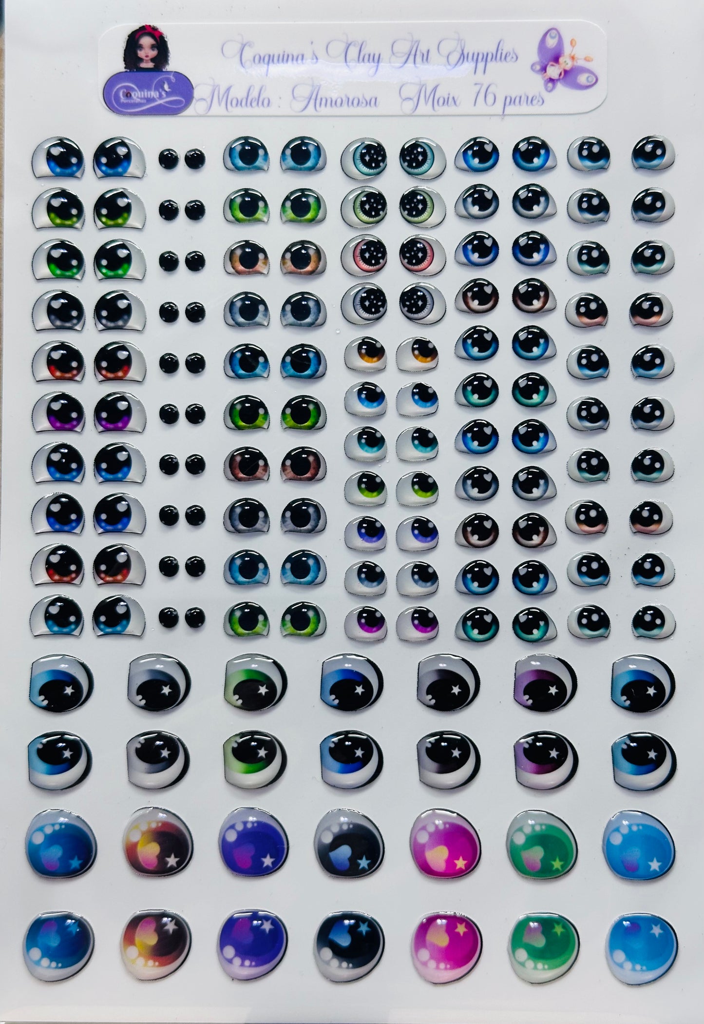 Carterita Amorosa Mix 76 pares