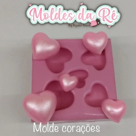 Molde corações