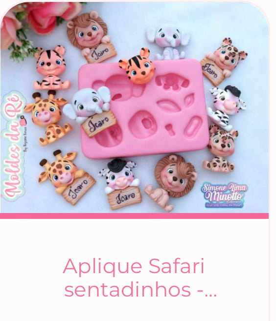 Aplique Safari Sentadinho