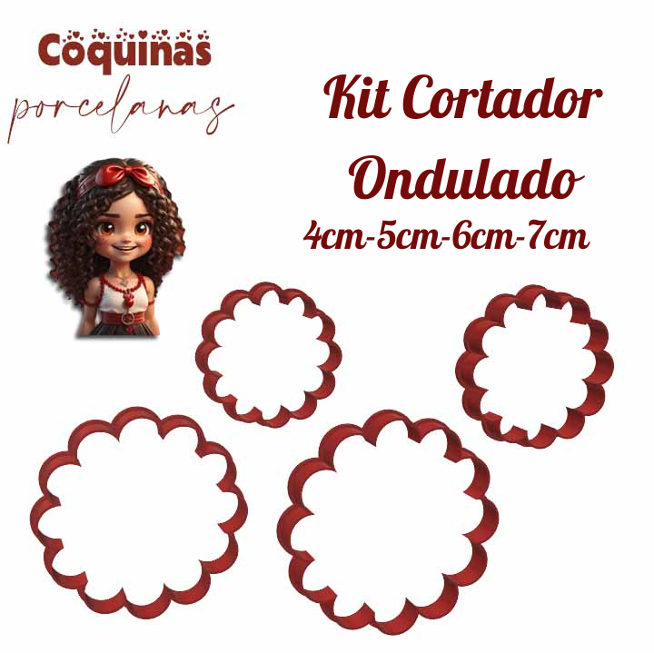 Kit Cortadores Ondulados