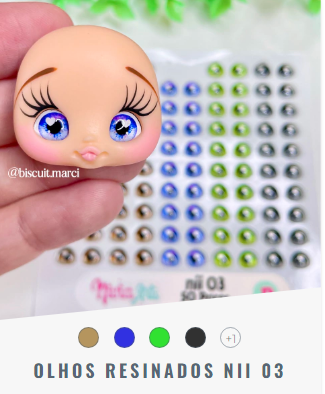 Olhos Resinados NII 03 P Mixta