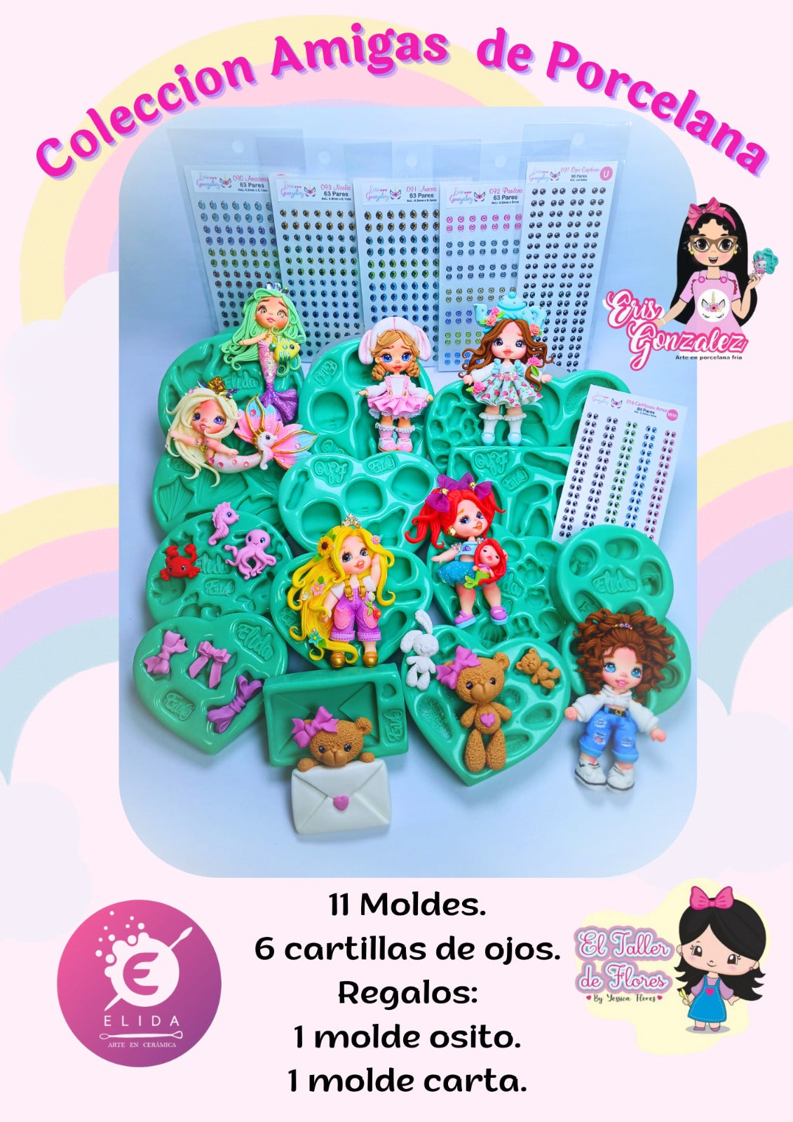 Coleccion Amigas de Porcelana ~PREVENTA~ 50% Deposito