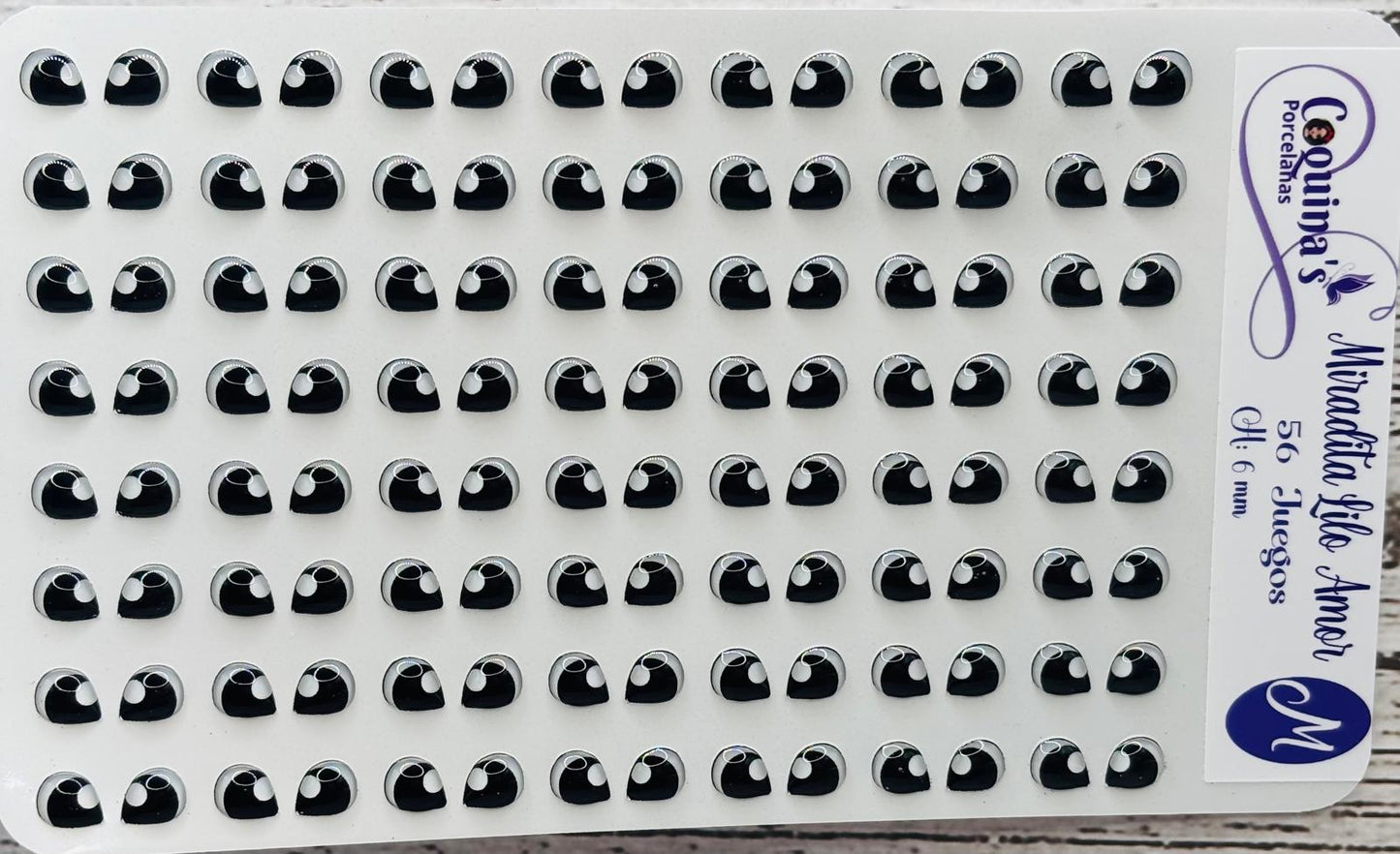 Miradita Lilo Amor 56 Pares/ 6mm