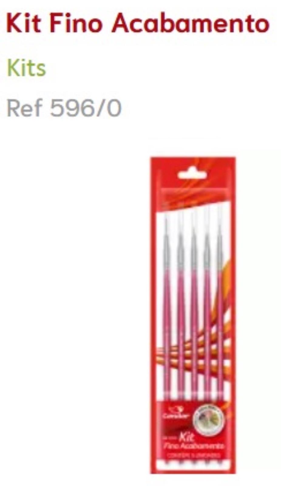 Kit Pinceles Condor Liner Finos 5 ct (Brasileños 100%)