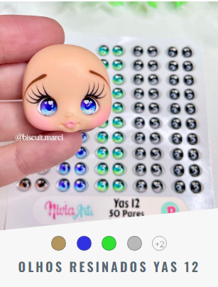 Olhos Resinados Yas 12 Mixta