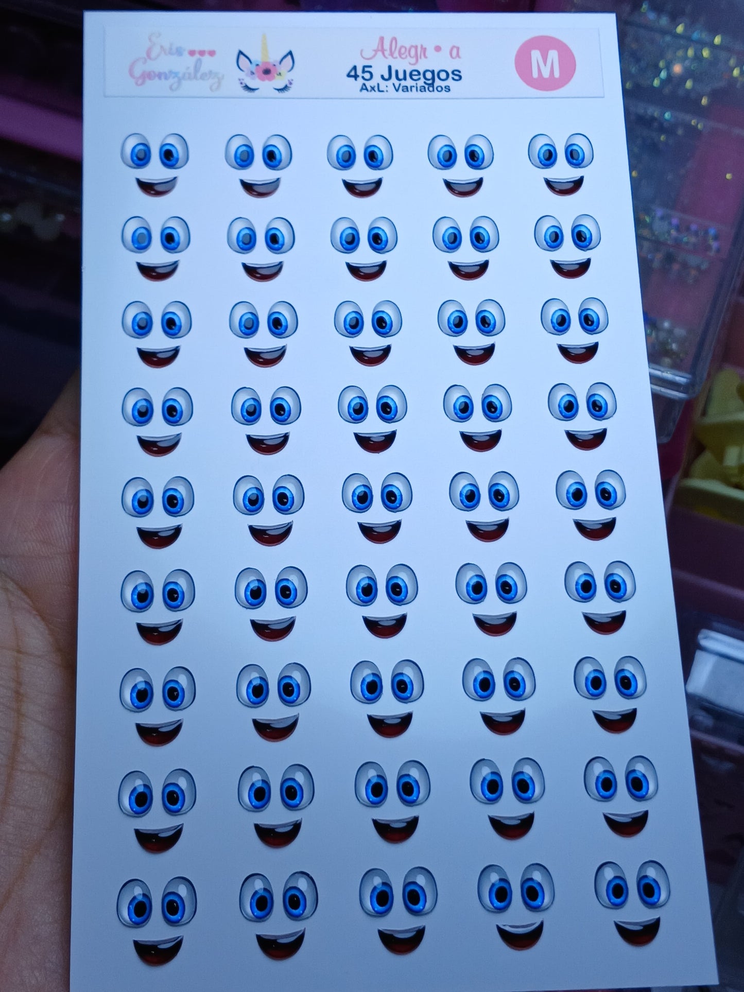 Carterita Ojitos Alegria