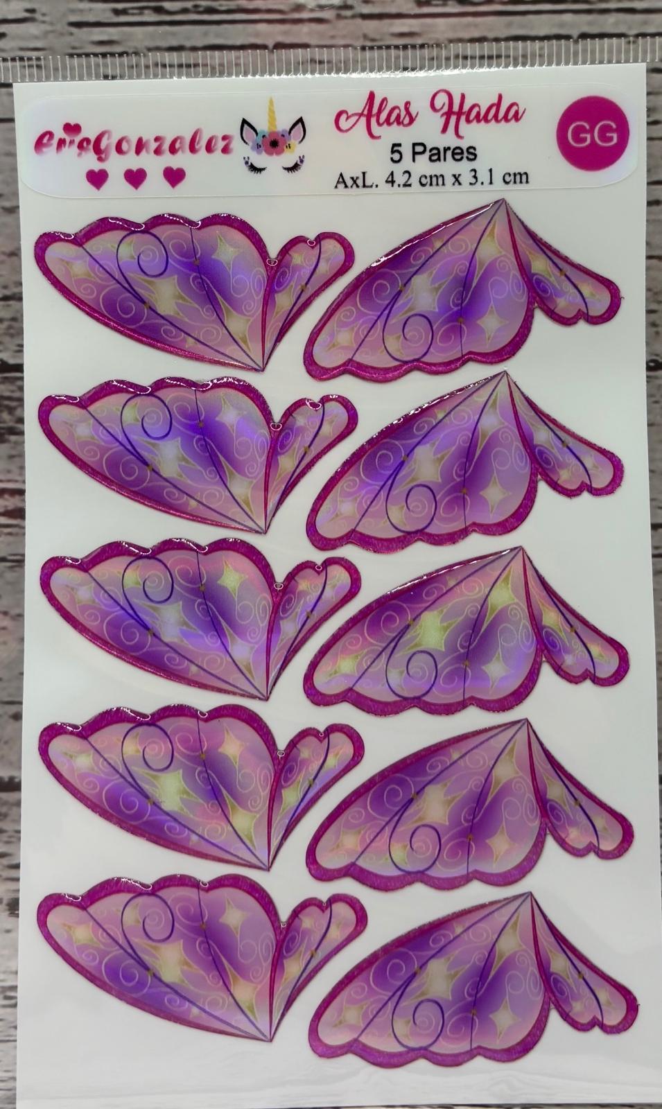 Alas Hada 5 Pares 3D by Erismar