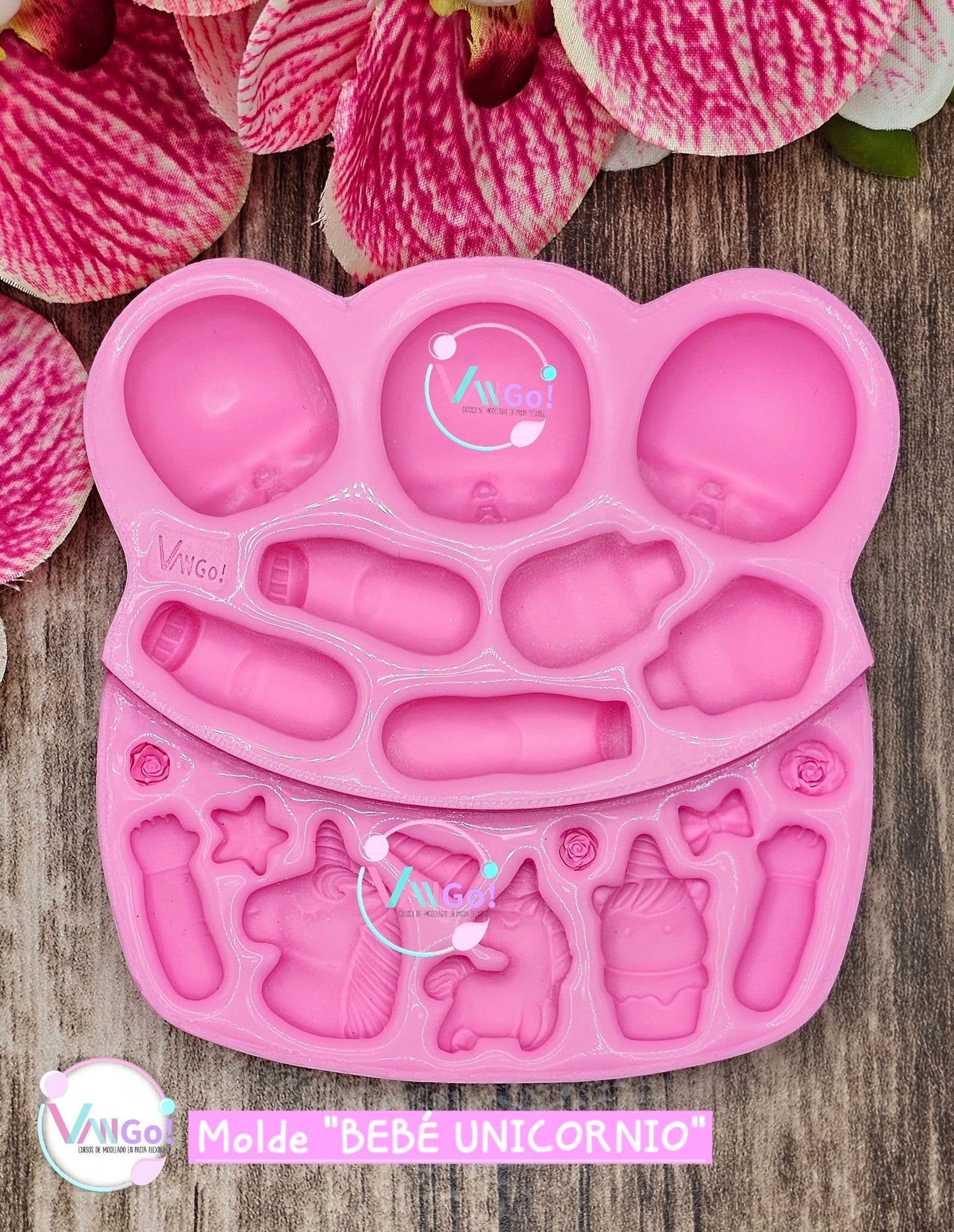 Molde Bebe Unicornio by Vango ~~~PRE SALE~~~