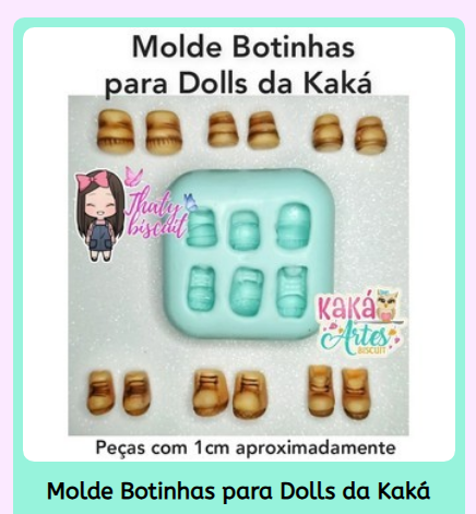 Botinhas para Dolls da Kaká