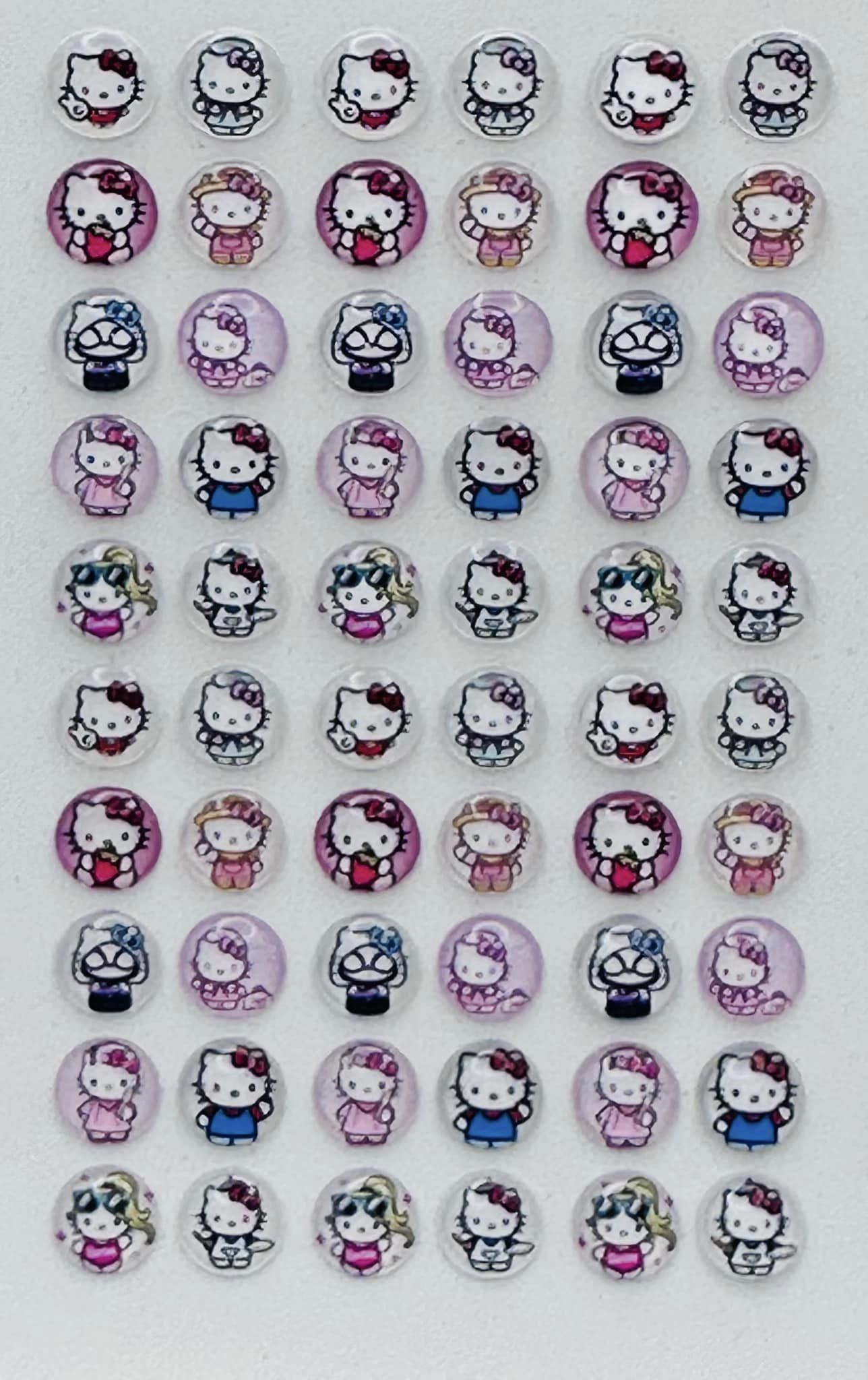 Ck-kitty botones 8mm 60 pares