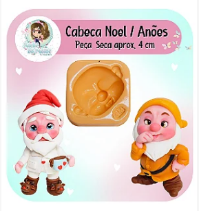 Cabeça Noel / Anões