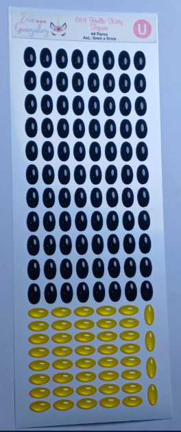 Carterita Ojitos Hello Kitty Cake Toppers