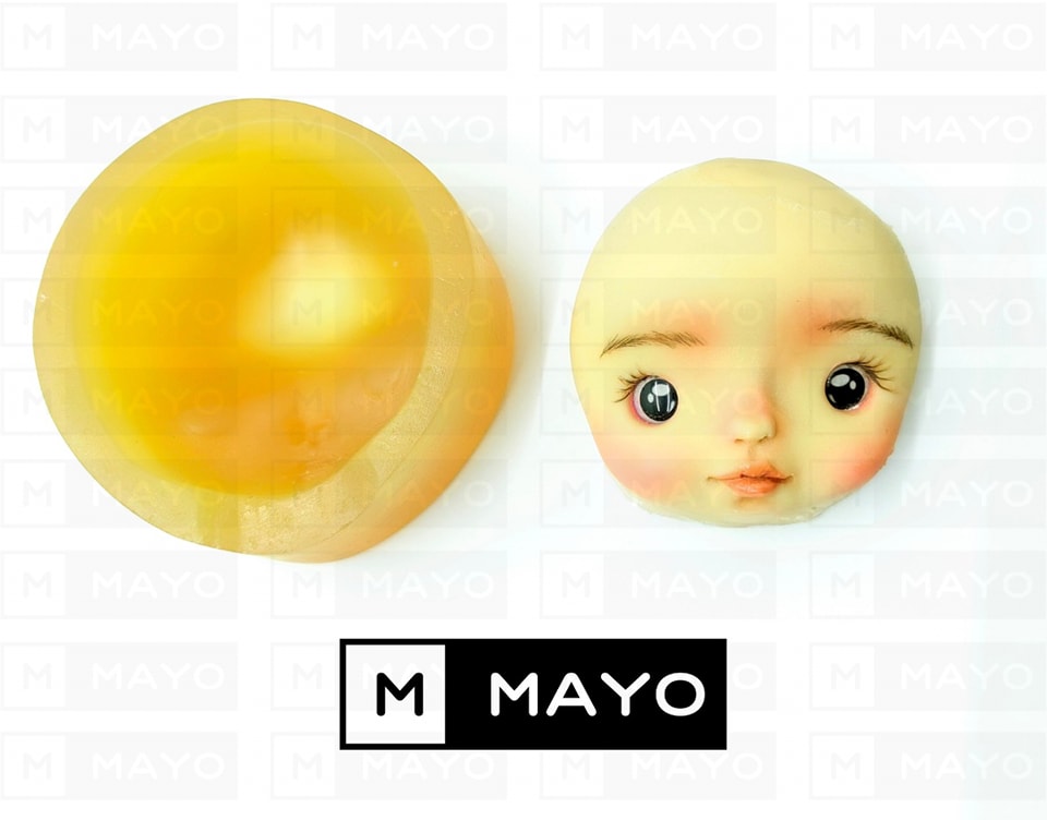 Molde Carita Muneca Graduada C-41