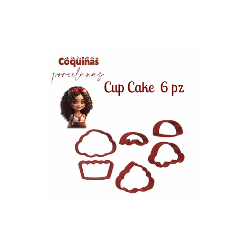 Pastel de taza 1 6 pz