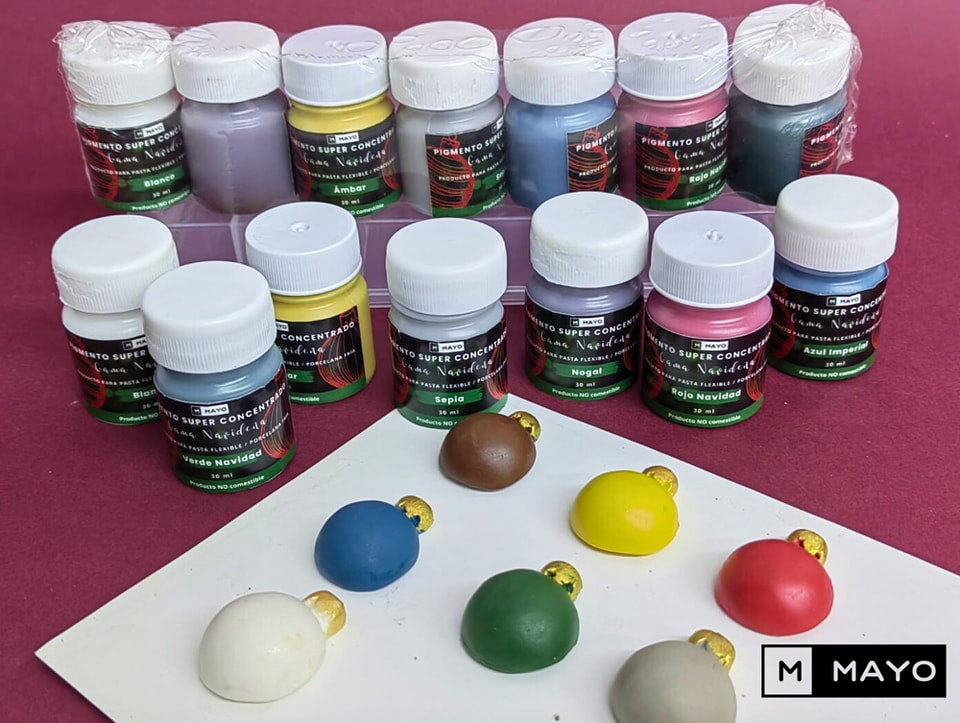 Gama Pigmentos Navidad 7 Colores