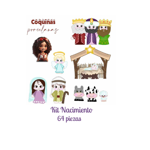 Kit Nacimiento 64 pzas