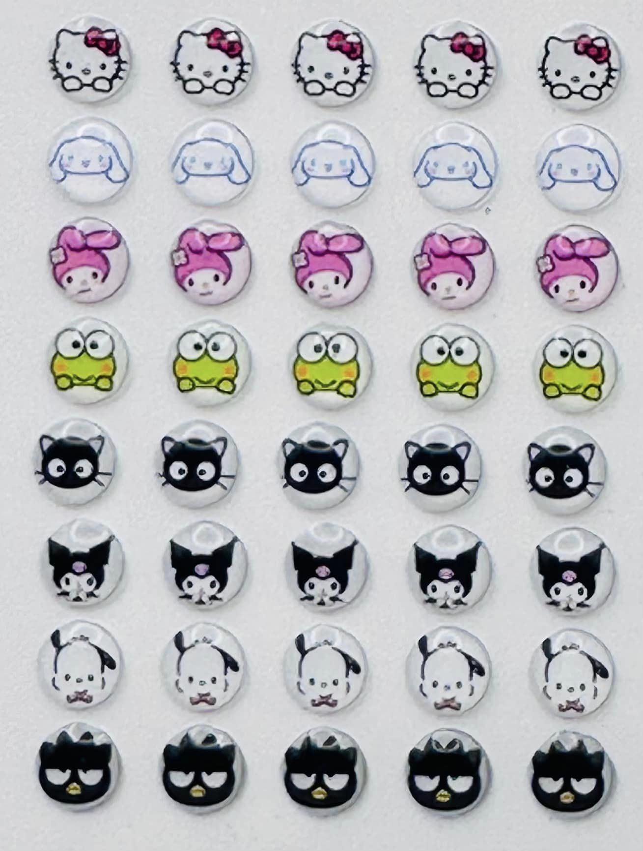 Kit Kitty y amigos 8mm 56 Unidades