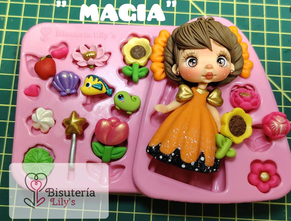 Coleccion Magica de Bisuteria Lily's 6 Moldes