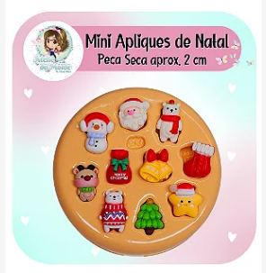 Mini Apliques de Natal