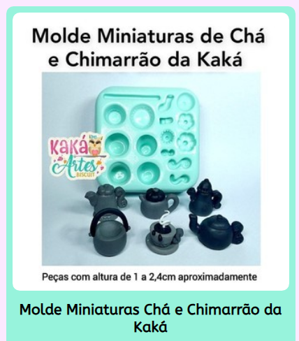 Miniaturas Chá e Chimarrão da Kaká