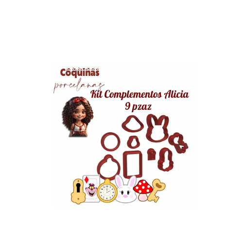Kit Mini Complementos Alicia 9pzs (#2129)