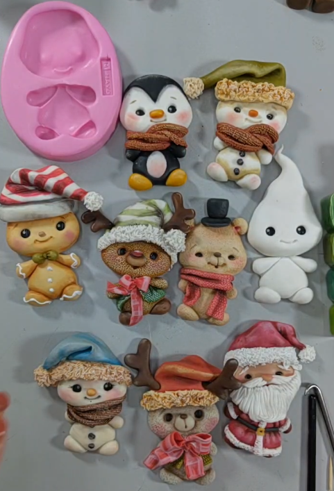 Molde # 6 Navidad Oso/Galleta Chica