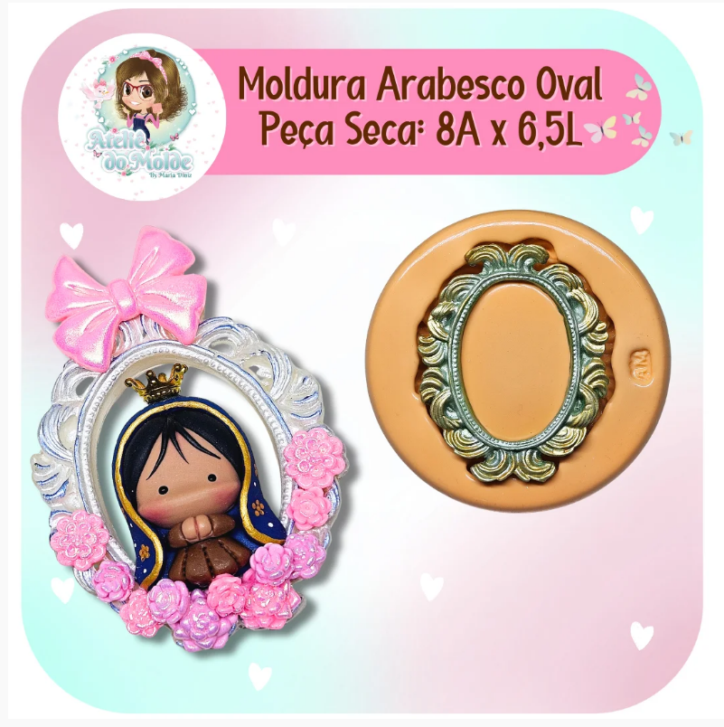 Moldura Arabesco Oval (ADM)