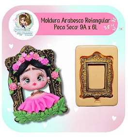 Moldura Arabesco Retangular (ADM)