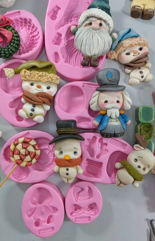 Kit de Moldes Navidad 8 Moldes