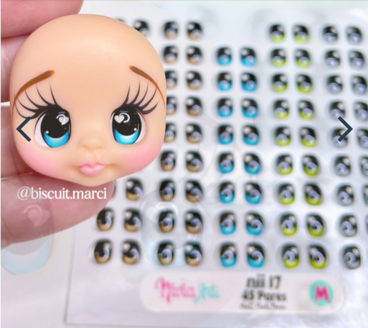 Olhos Resinados NII 17 Mixta