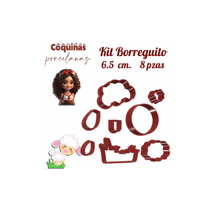 Kit Borreguito 6,5cm