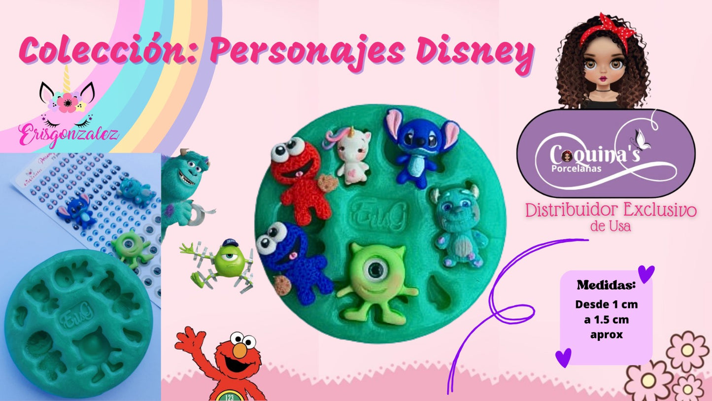 Mini Personajes Disney by Erismar