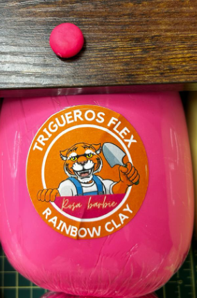 Pasta Flexible Color Rosa Barbie 500 gr (1 lb)