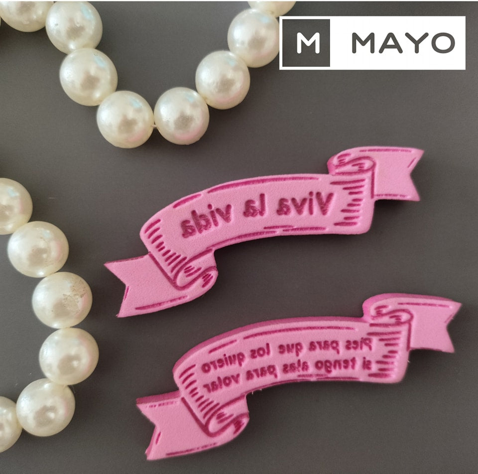 Sello Frase Frida Viva la Vida/Pies para que los quiero