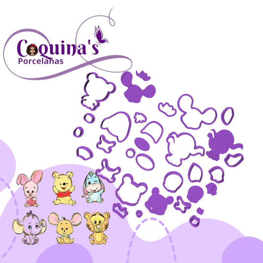 Kit Winnie the Pooh y Amigos  (1315) 6 Kits