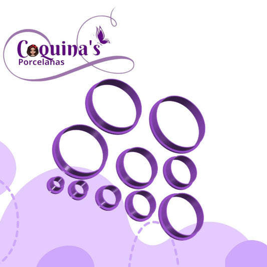 Mini Cortadores Redondos (2096) by Coquina's