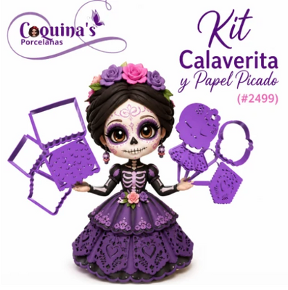 Kit Calaverita y Papel Picado (#2499)