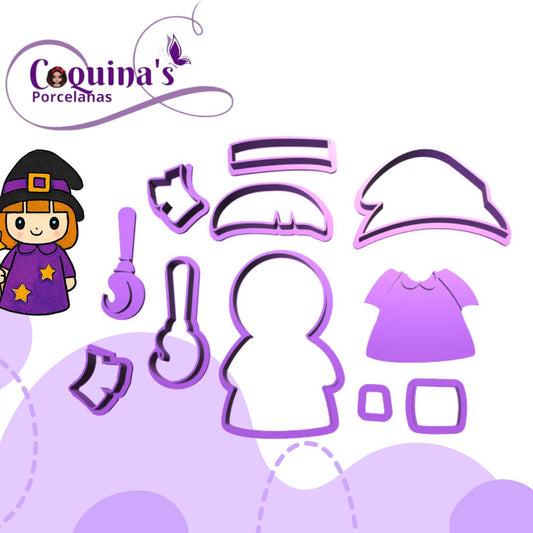 Brujita con Escoba (#2554)