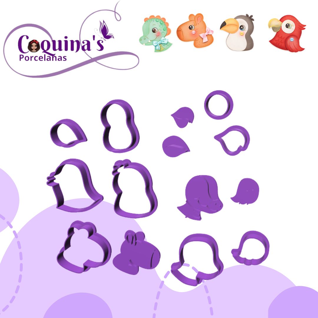 Kit Animalitos Cute # 4 (#2980)