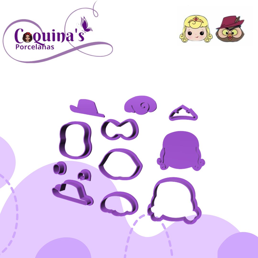 Kits Cabecitas de  Princesas
