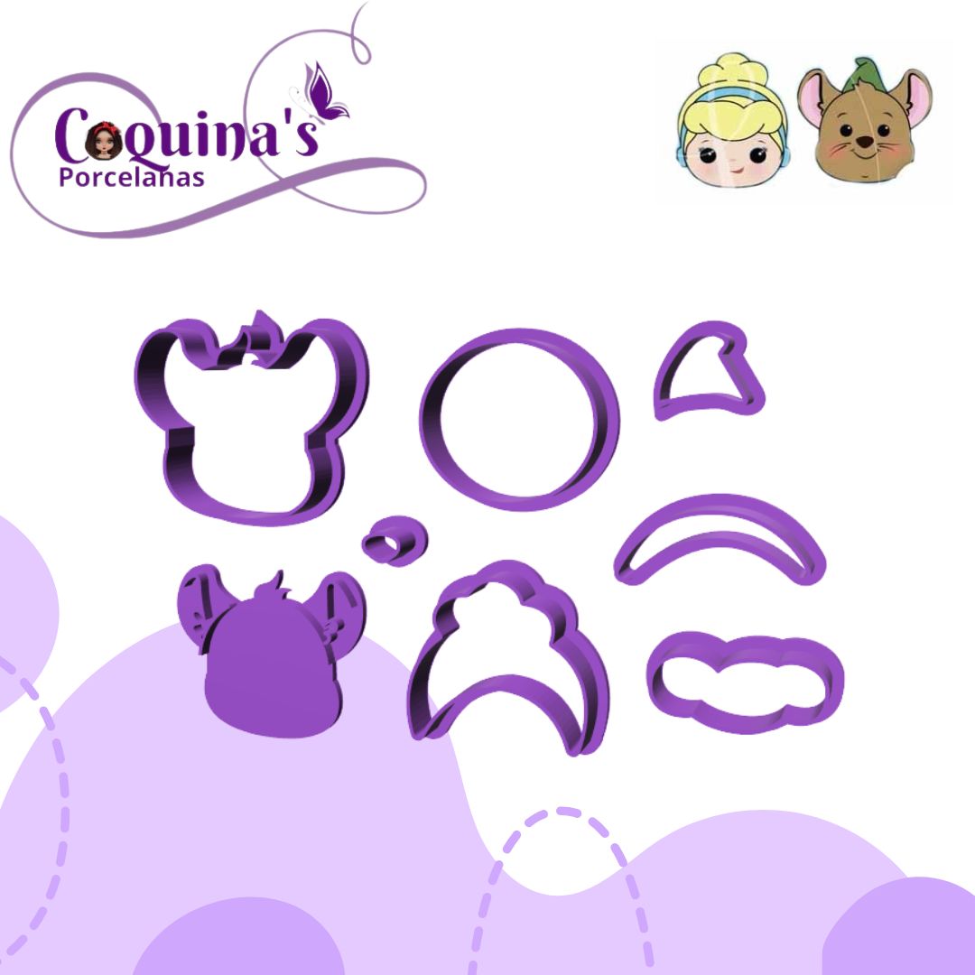 Kits Cabecitas de  Princesas