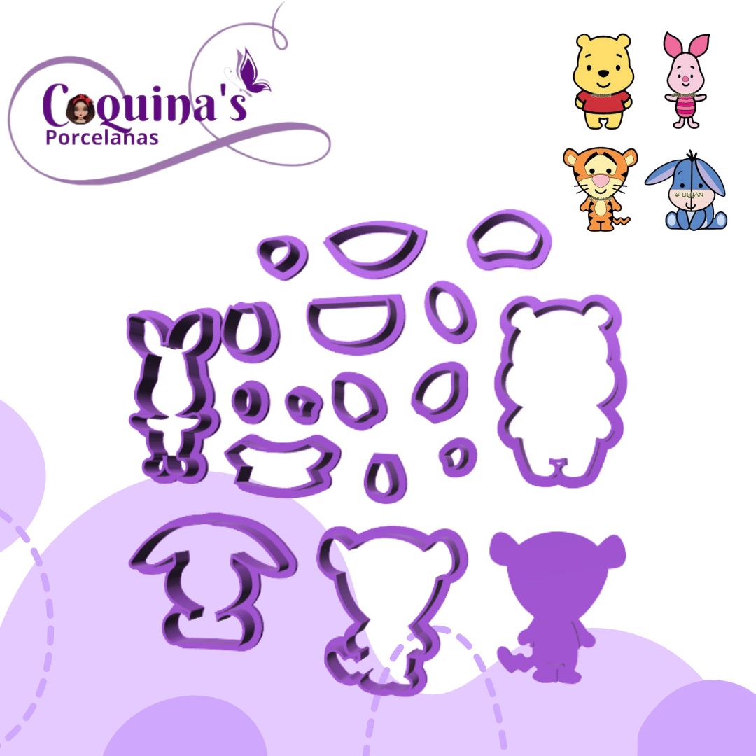 Kit Winnie the Pooh y Amigos (#3012)